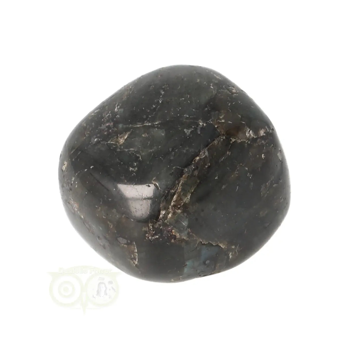 Larvikite tumbled stone No. 33