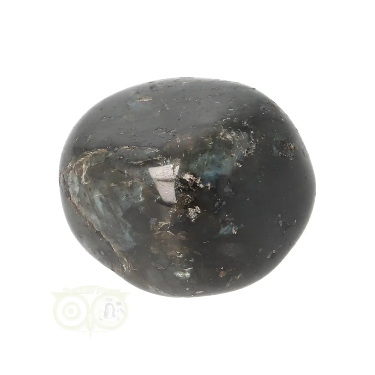 Larvikite tumbled stone No. 33