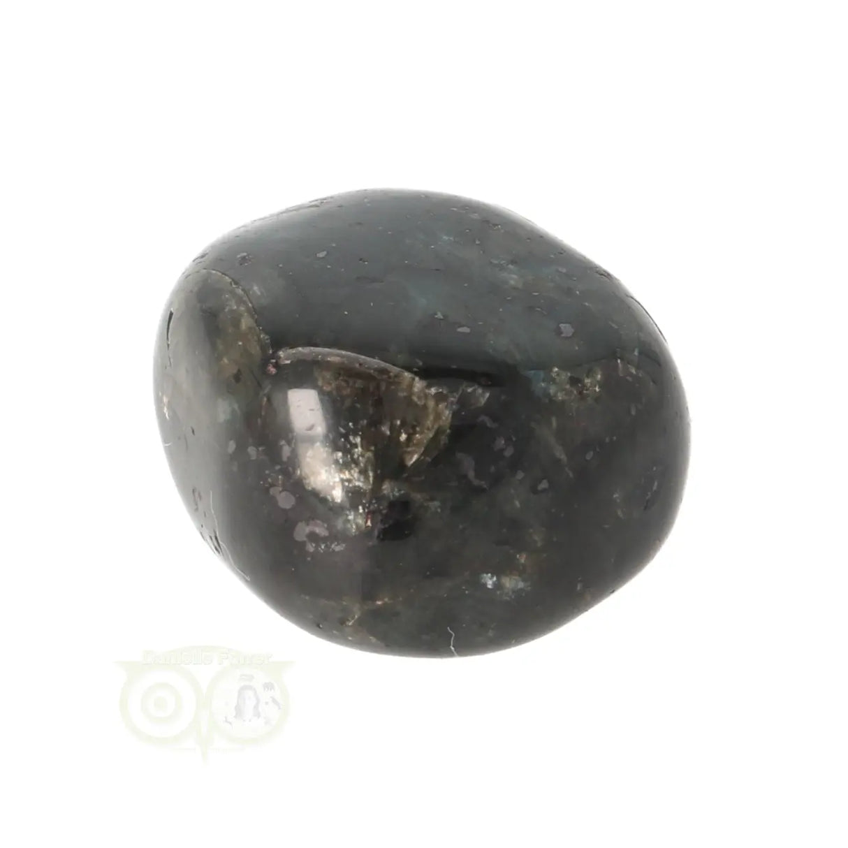 Larvikiet  trommelsteen Nr 34