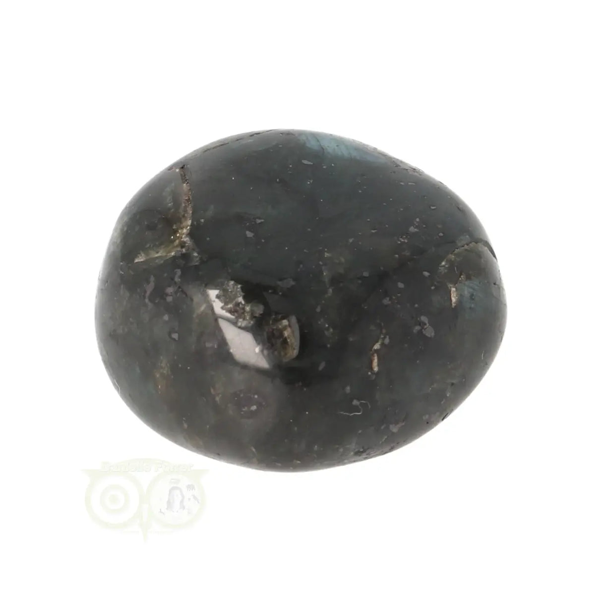 Larvikiet  trommelsteen Nr 34