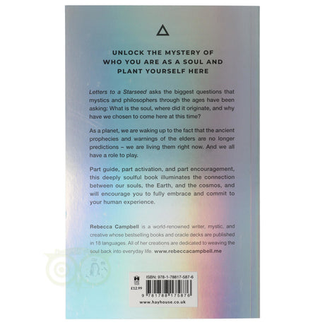 Letters to a Starseed Rebecca Campbell achterkant – kosmische reis ziel bewustzijn menselijke geschiedenis mystiek – Webshop Danielle Forrer