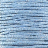 Wachskordel 1,5 mm Hellsaphirblau 1,2 m.