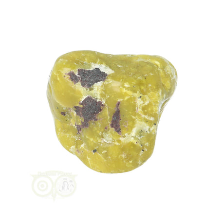 Lizardite tumbled stone No. 21