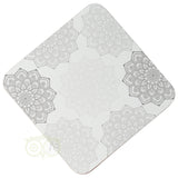Mandala onderzetters Grijs set van 6