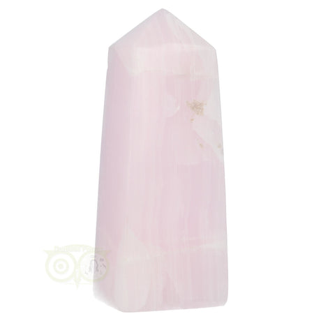 roze calciet punt meditatie steen