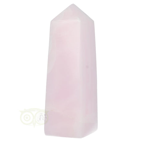 roze calciet kristal punt uniek