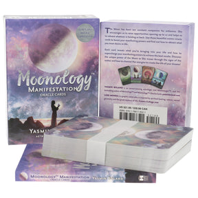 Moonology Manifestation Oracle Cards Yasmin Boland 48 kaarten met boek