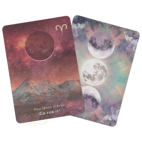 Moonology manifestatie kaarten set met gidsboek en kosmische energie