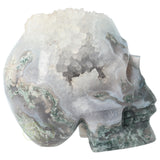 Mosagaat geode schedel 1.4 kg