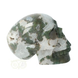 Mosagaat - Bergkristal geode schedel 982 gram