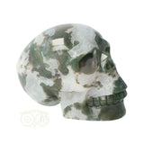 Mosagaat - Bergkristal geode schedel 982 gram