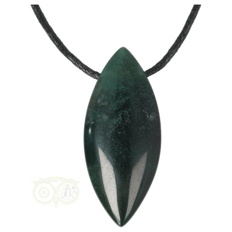 Moss Agate oval pendant no. 19 - 11 grams | Gemstone jewelry