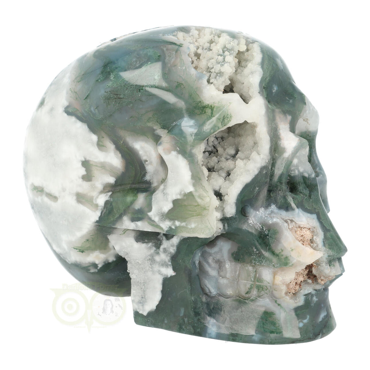 Mosagaat schedel 983 gram