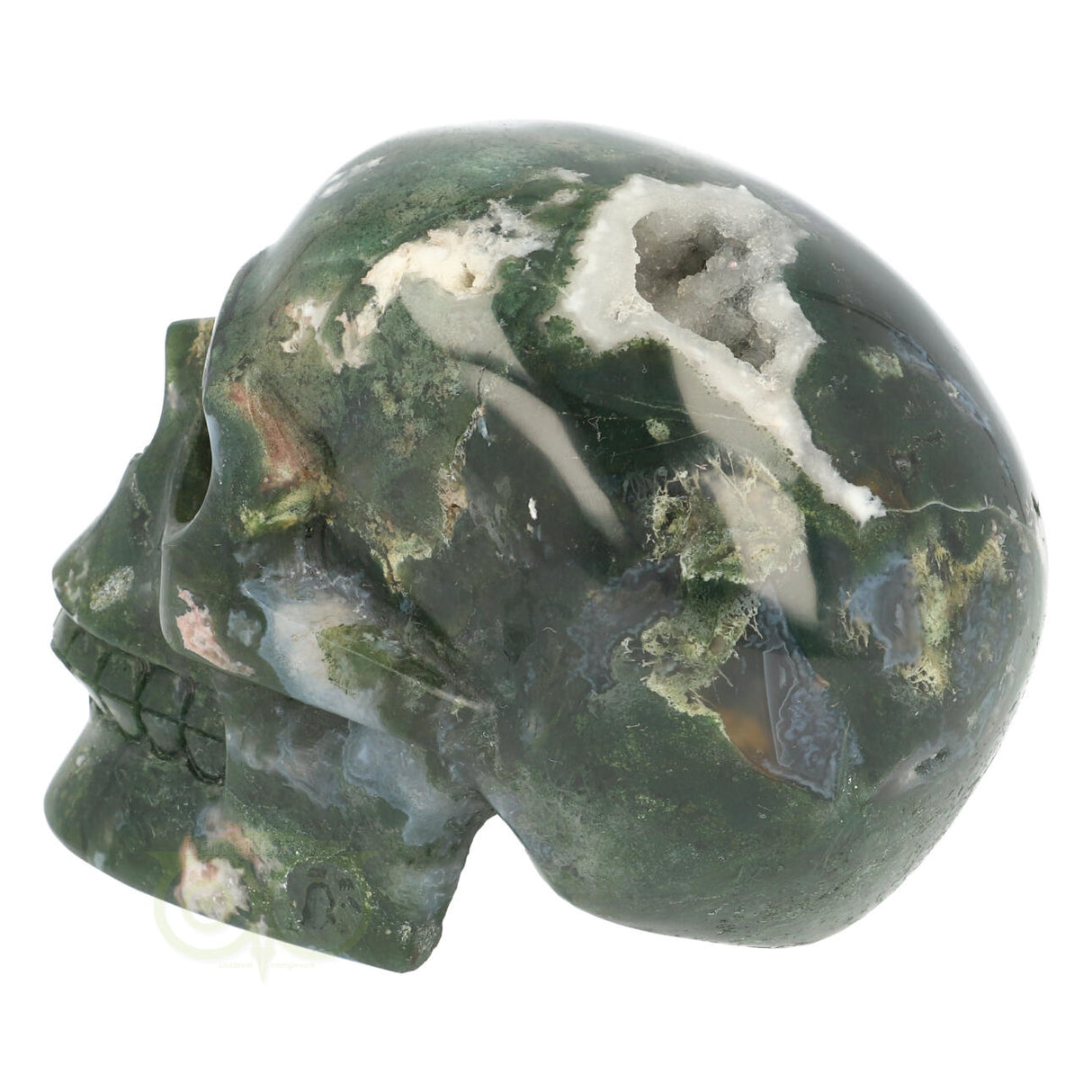 Mosagaat schedel 984 gram