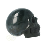 Moss agate skull No. 20