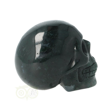 Moss agate skull No. 24