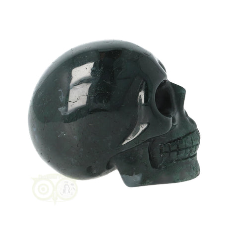 Moss agate skull No. 24