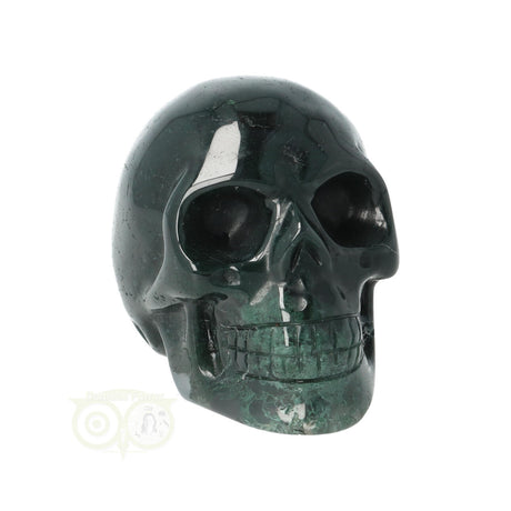 Moss agate skull No. 24