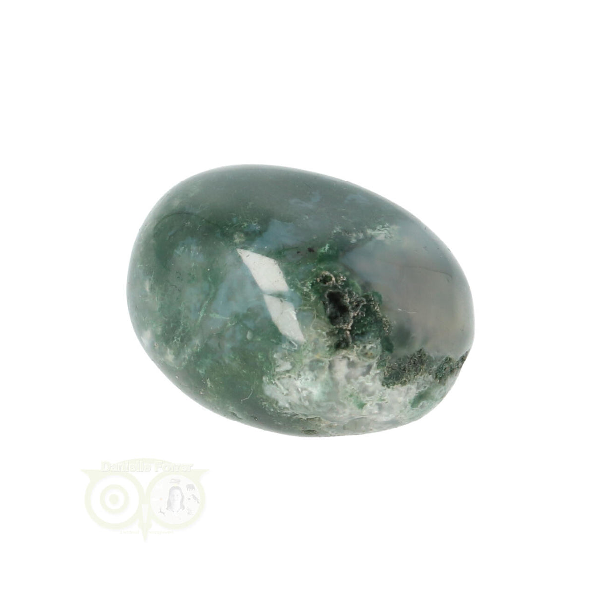 Mosagaat trommelsteen rond Nr 18