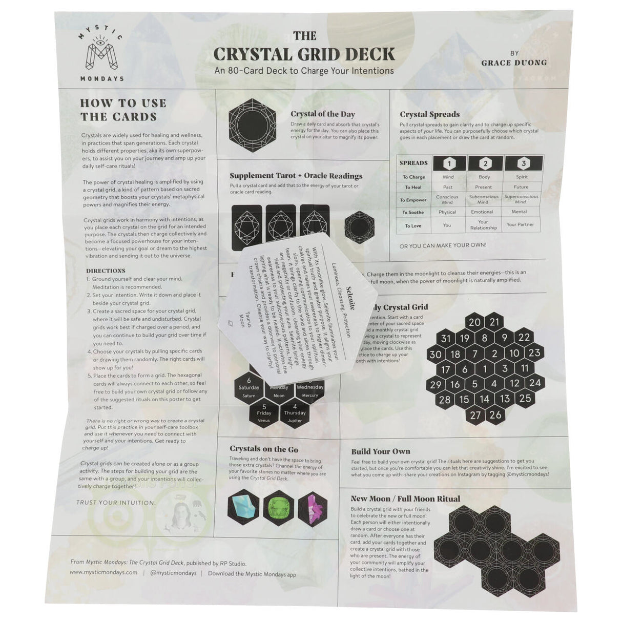 The Crystal Grid Deck - Mystic Mondays - Grace Duong