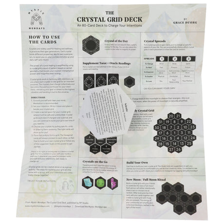 crystal grid deck Grace Duong kaarten set