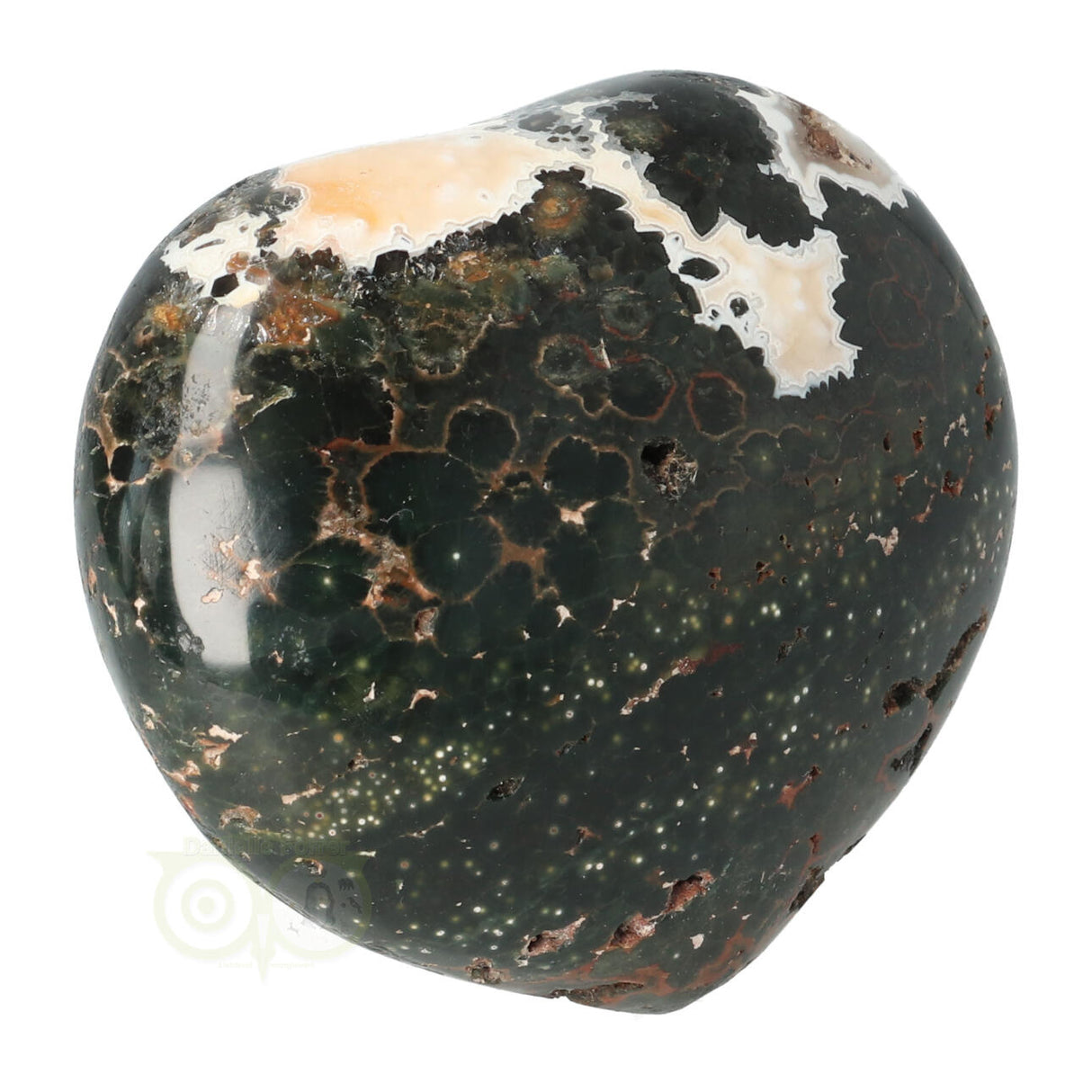 Herz aus Ozeanjaspis, 156 Gramm