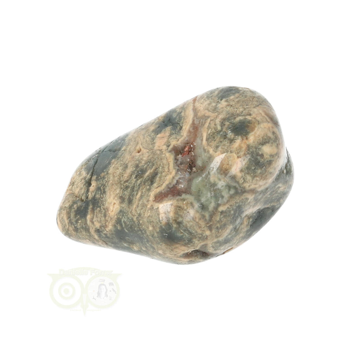 Ozeanjaspis-Trommelstein Nr. 30