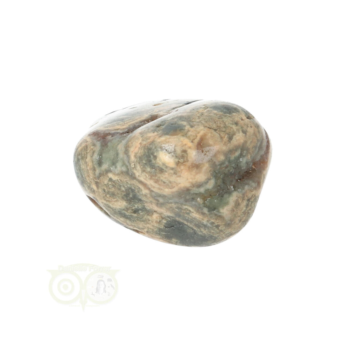 Ozeanjaspis-Trommelstein Nr. 30