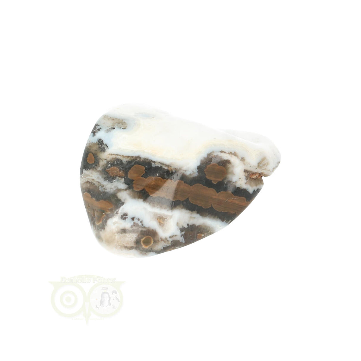 Ozeanjaspis-Trommelstein Nr. 34