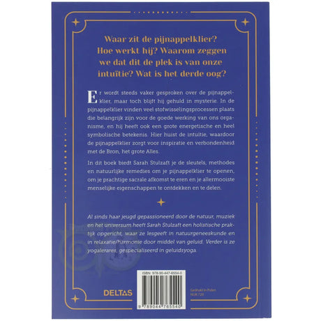 Open je derde oog - Sarah Stulzaft - achterkant boek paperback – Webshop Danielle Forrer