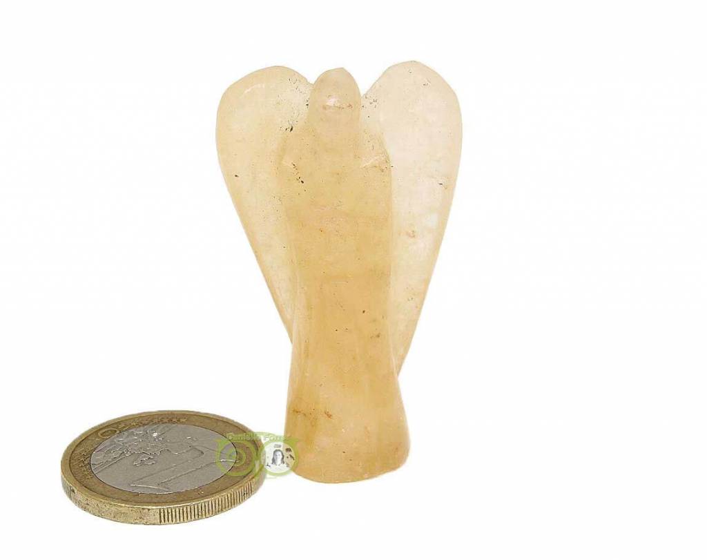 Oranje  Aventurijn Engel  Nr 12 - 19 gram