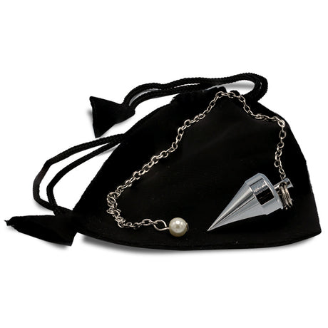 Pendel aus Messing, verchromt