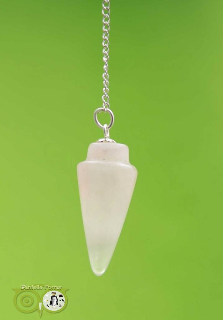 Pendel van Rozenkwarts druppel (11 gram)