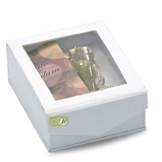 Orgon Pendulum Peridot - facet cut