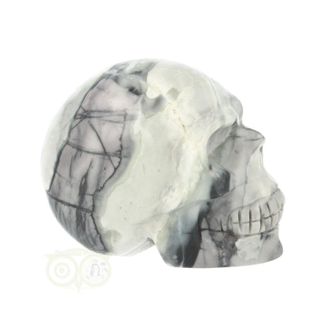 Picasso-Jaspis-Schädel Nr. 9 – 106 Gramm | Edelsteinschädel