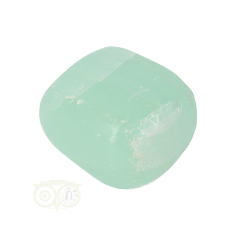 Pistache calciet knuffelsteen 43 gram met natuurlijke vorm