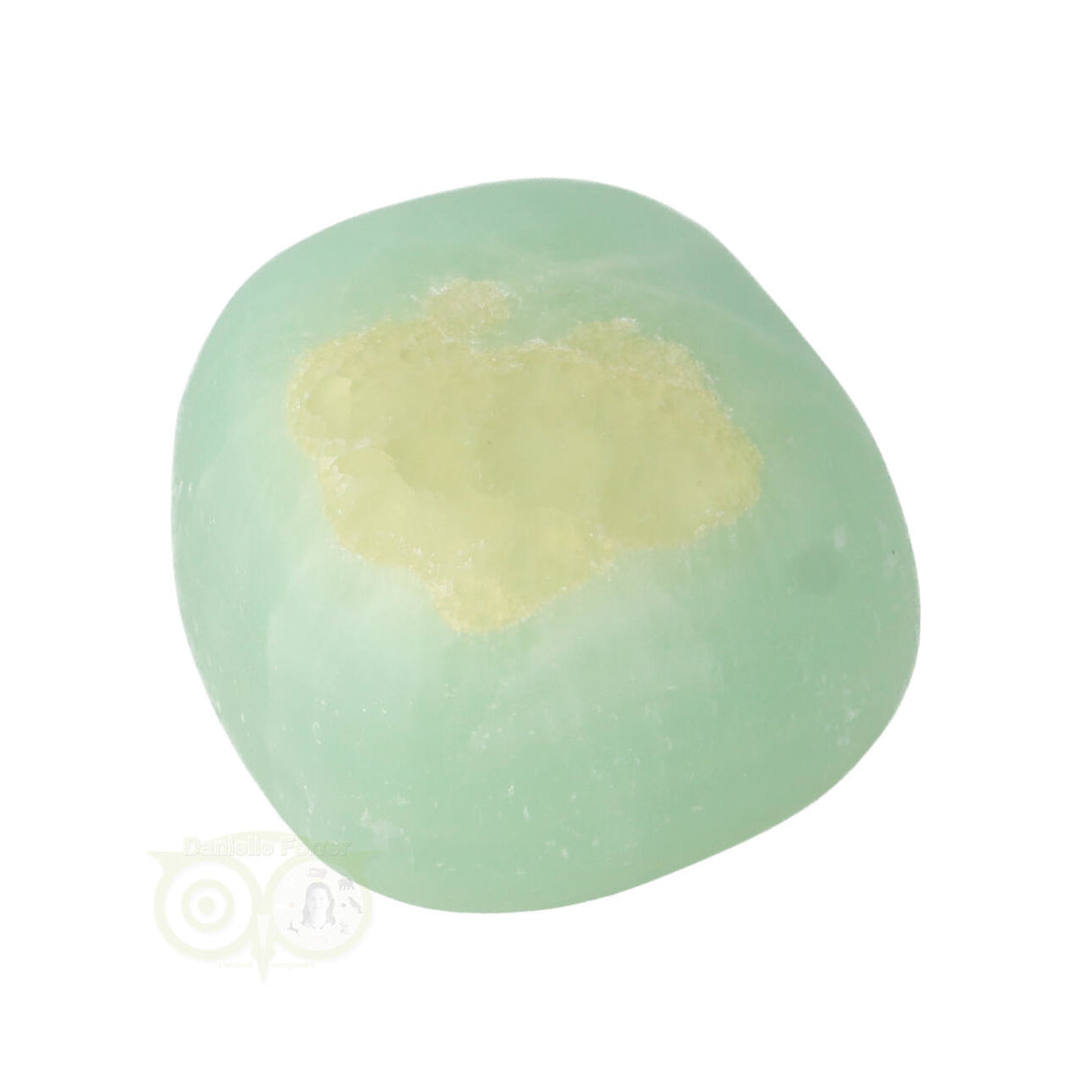 Pistachio Calcite Tumbled Stone No. 19