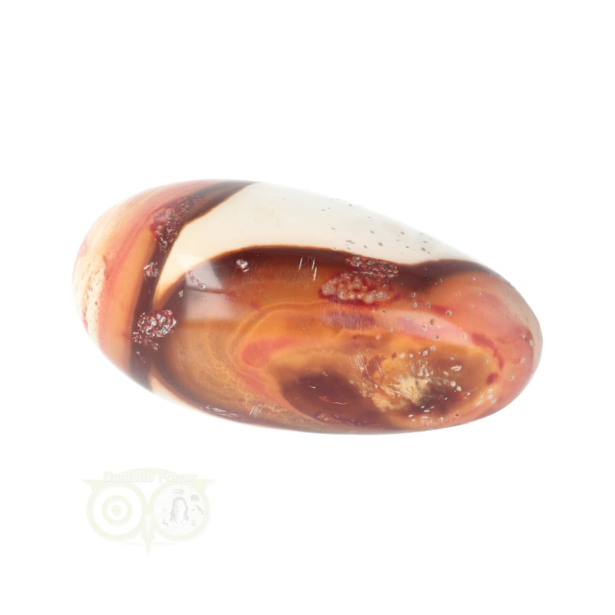 Polychroom Jaspis handsteen Nr 37