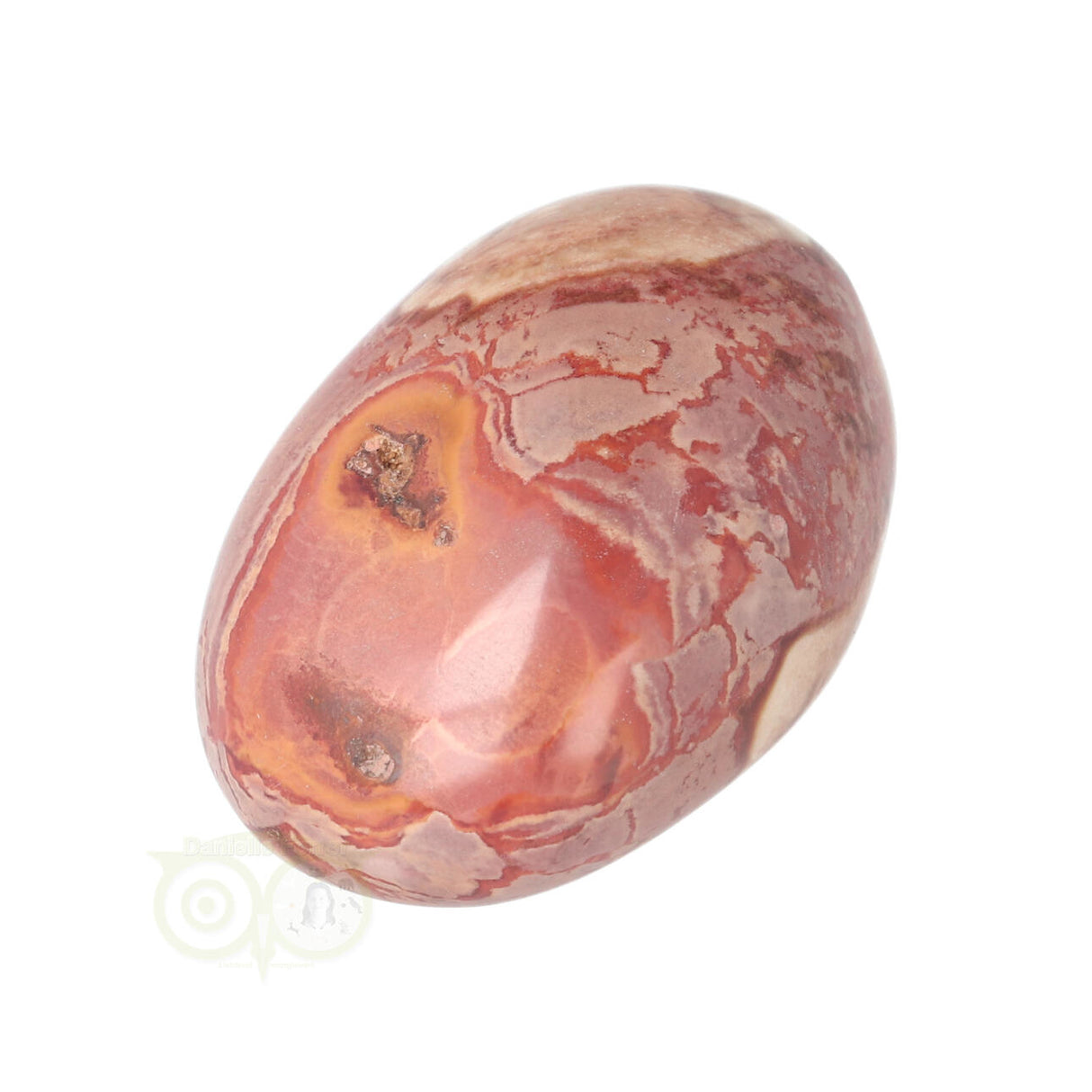 Polychroom Jaspis handsteen Nr 38