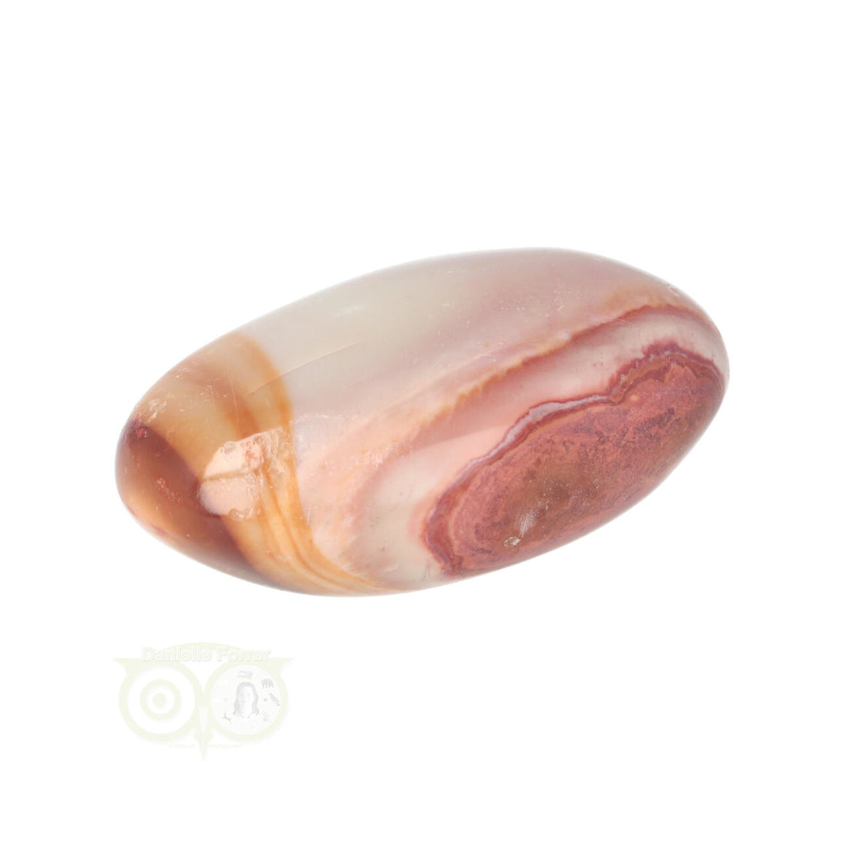 Polychroom Jaspis handsteen Nr 45