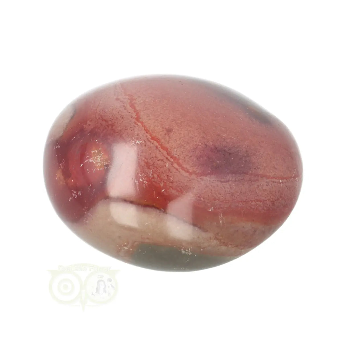 Polychroom Jaspis handsteen Nr 7