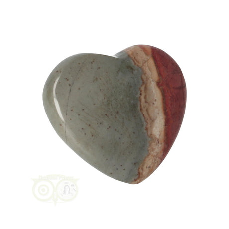 Polychrom Jaspis Herz ± 3 cm Nr. 25 - 14 Gramm | Edelstein Herz
