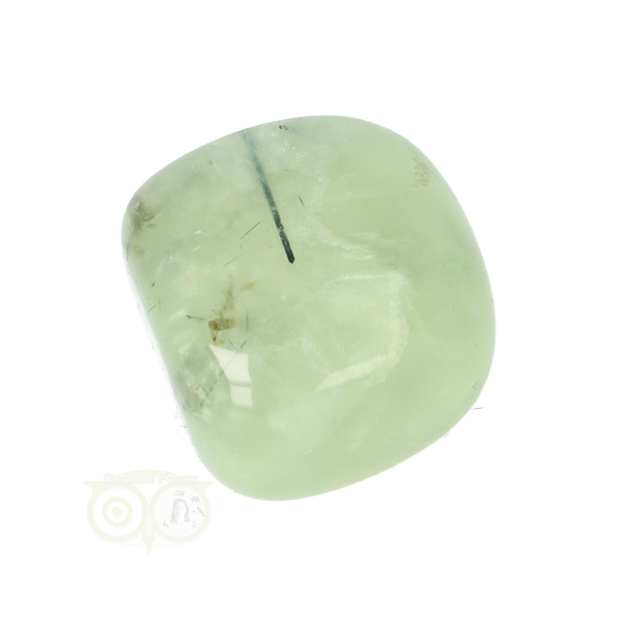 Prehniet trommelsteen Nr 21