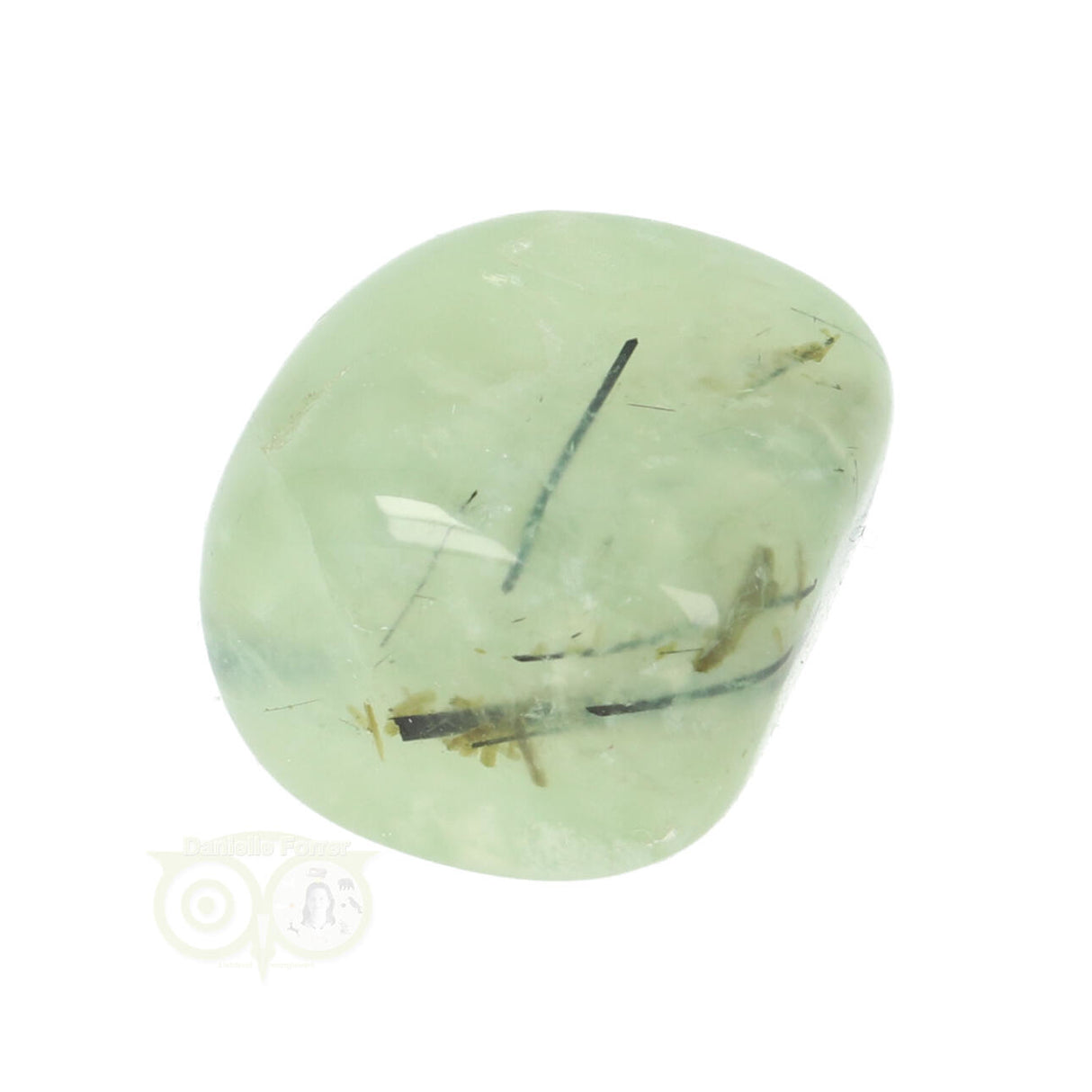 Prehniet trommelsteen Nr 21