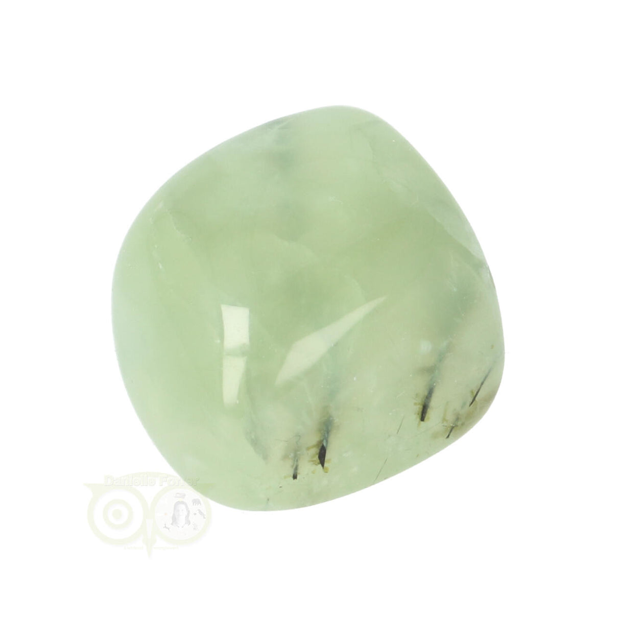 Prehniet trommelsteen Nr 21