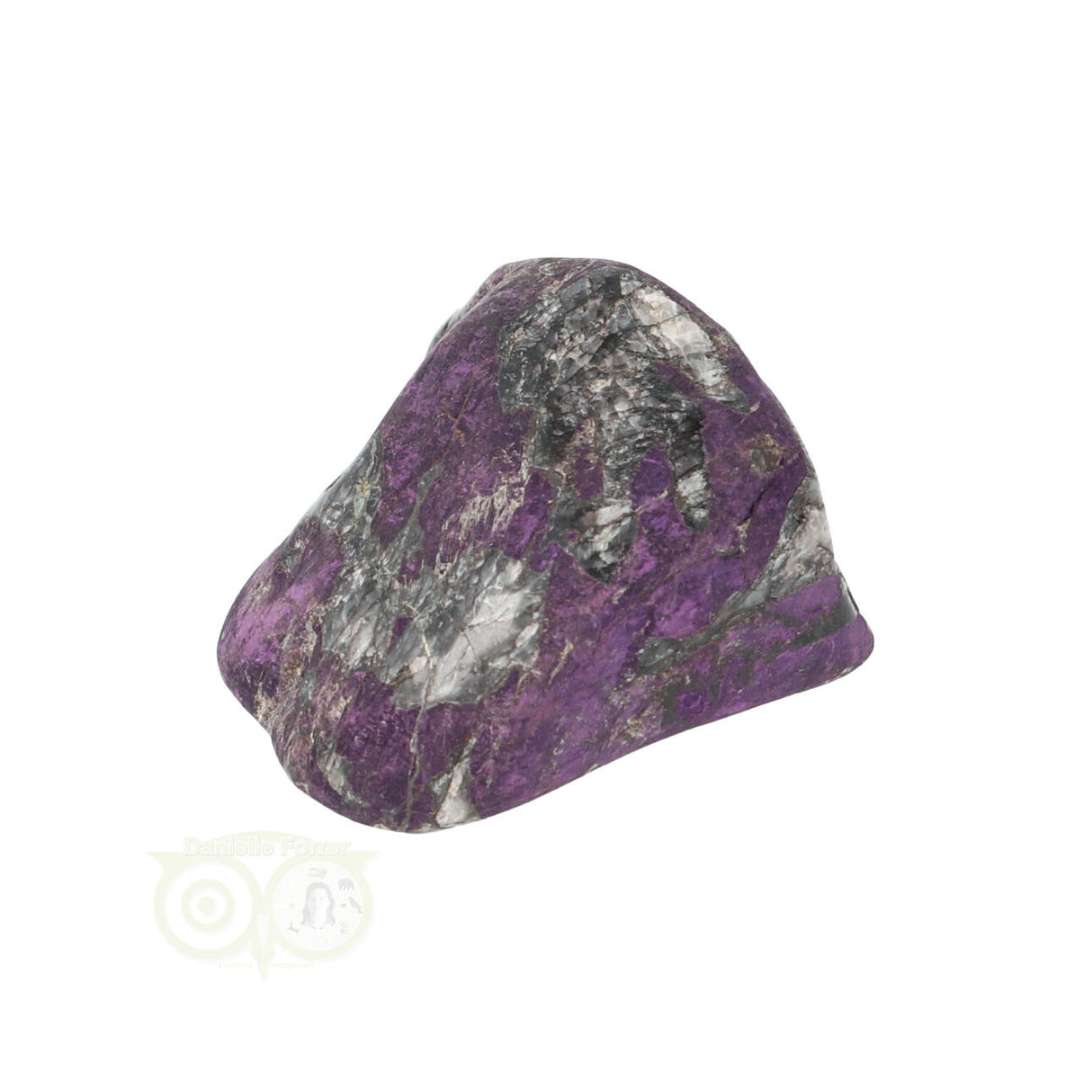 Purperiet trommelsteen Nr 19