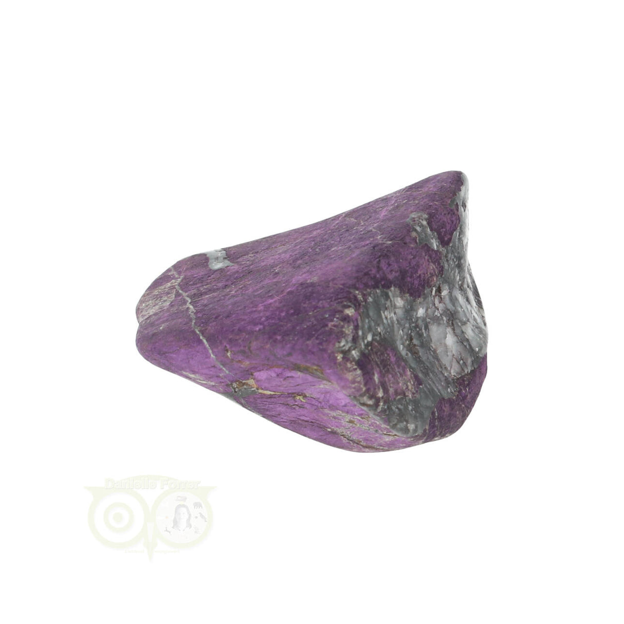 Purperiet trommelsteen Nr 19