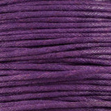 Wachsschnur 1,5 mm Lila / Lila 1,2 m