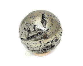 Pyriet bol nr. 8 van 373 gram met goudkleurige glans
