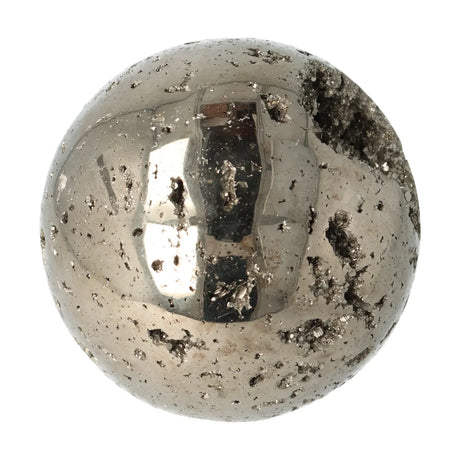 pyriet bol gepolijst 495 gram edelsteen bol
